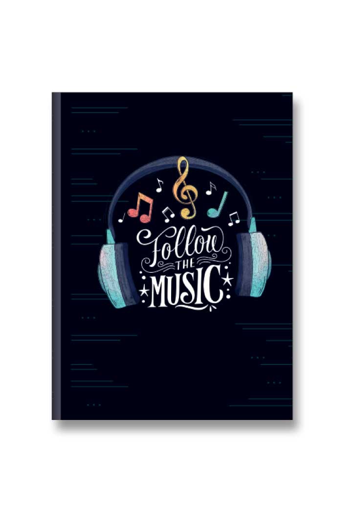 Caderno Brochurão Universitário 80 Folhas Costurado Capa Dura Slim 20x28 cm Sortido Romitec - Imagem 2
