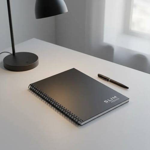 Caderno Agenda Permanente 1/4 160 Folhas 14x20 cm Preto Romitec - Imagem 7