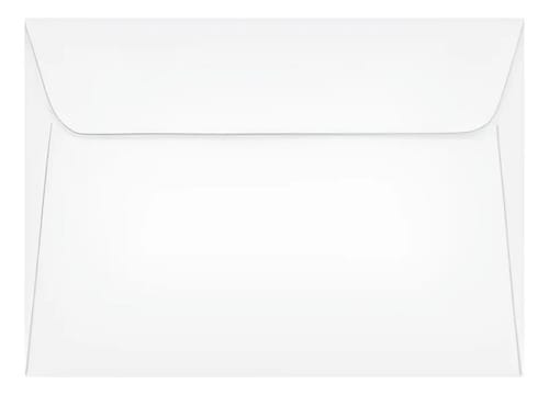 Envelope Comercial Carta Textura Verge Diamante 11x16 cm Branco 50 Unidades Romitec