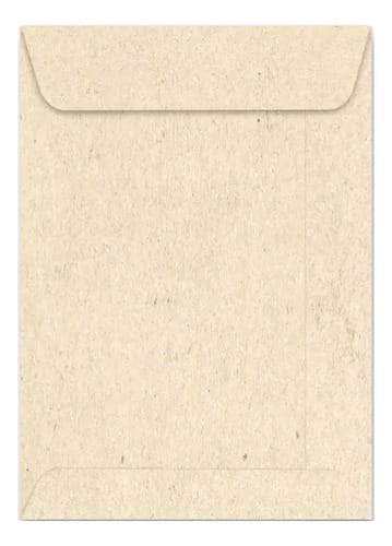 Envelope Saco 75 g/m² Rc25 Reciclado 18x25 cm Marrom 10 Unidades Romitec