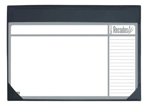 Risque Rabisque de Mesa com Bloco de 15 Folhas Impressas 44x29 cm Preto PlastPark