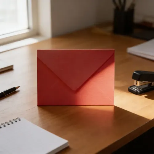 Envelope Convite 120 g/m² Textura Casca de Ovo 16x22 cm Vermelho 10 Unidades Romitec - Imagem 3