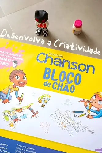 Bloco de Desenho de Chão Chanson A2 90 g/m² 30 Folhas 42x59 cm Branco Romitec - Imagem 4