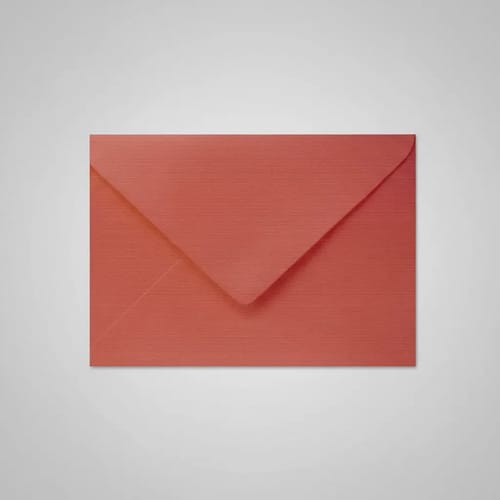 Envelope Convite 120 g/m² Textura Casca de Ovo 16x22 cm Vermelho 10 Unidades Romitec - Imagem 5