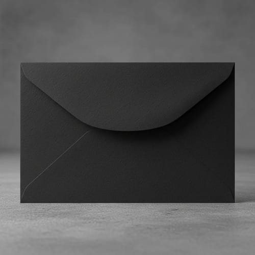 Envelope Visita Color Mais 12x8 cm Preto 100 Unidades Romitec - Imagem 3