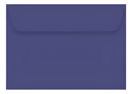 Envelope Comercial Carta Color Mais 11x16 cm Azul 50 Unidades Romitec