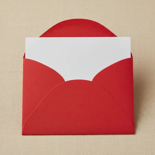 Envelopes Visita+cartão Color Mais 12x8 cm Vermelho 20 Unidades Romitec - Imagem 6