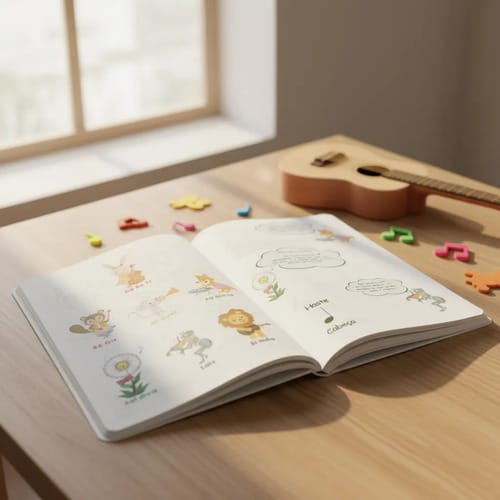 Abc Hora da Música com Atividades Inicialização Musical 31x22 cm Preto 52 Páginas Romitec - Imagem 5
