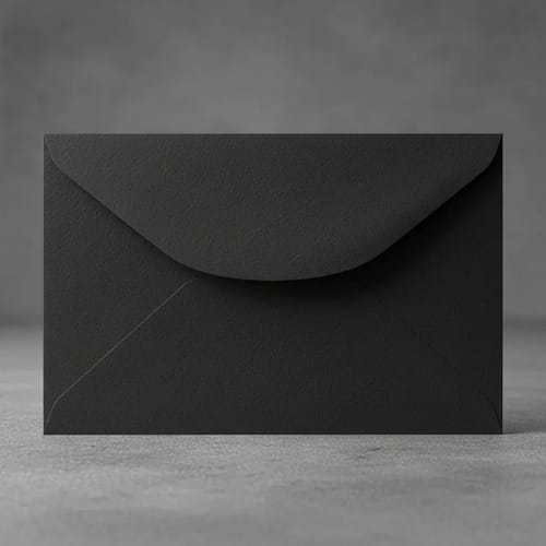 Envelope Visita Color Mais 12x8 cm Preto 10 Unidades Romitec - Imagem 3