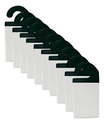 Crachá para Identificação Automóvel com Gancho Preto 9x13 cm Transparente 10 Unidades PlastPark - Imagem 2