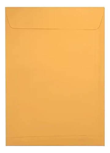 Envelope Saco 75 g/m² Ko23 Ouro 16x23 cm 100 Unidades Romitec