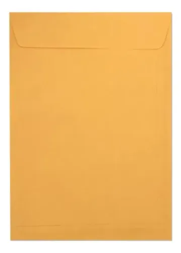 Envelope Saco 75 g/m² Ko32 Ouro 23x32 cm 100 Unidades Romitec