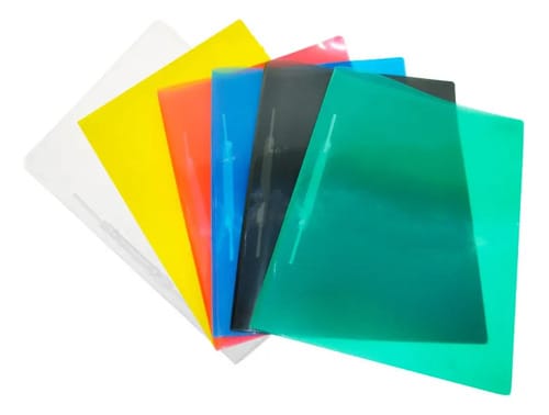 Pasta Grampo Trilho Ofício Plástica PP 25x33 cm Sortido PlastPark