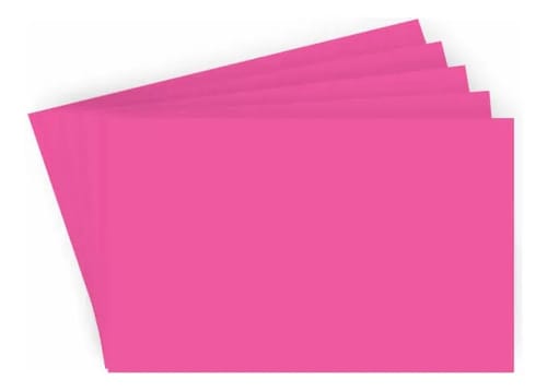 Papel Color Set A2 Cartolina Dupla-Face Pink 20 Folhas 48x66 cm Romitec - Imagem 2