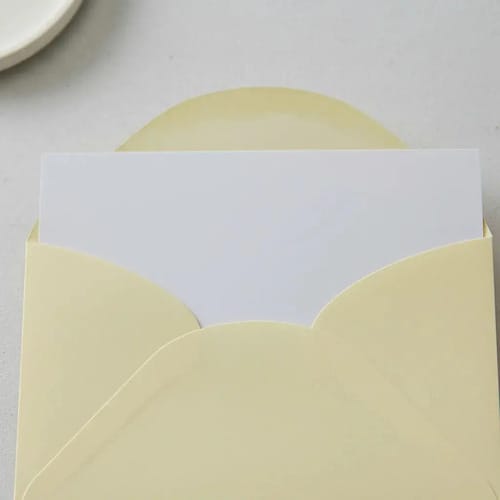 Envelopes Visita+cartão Textura Verge Berilo 12x8 cm 20 Unidades Romitec - Imagem 4