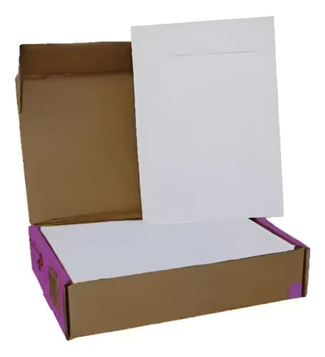 Envelope Saco 75 g/m² Br28 20x28 cm Branco 100 Unidades Romitec - Imagem 3