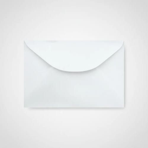 Envelope Visita Textura Linho 12x8 cm Branco 100 Unidades Romitec - Imagem 3
