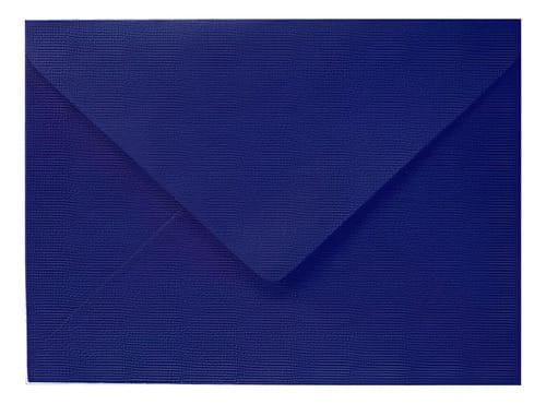 Envelope Convite 120 g/m² Textura Linho 16x22 cm Azul 50 Unidades Romitec