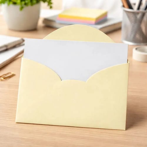 Envelopes Visita+cartão Textura Verge Berilo 12x8 cm 20 Unidades Romitec - Imagem 3