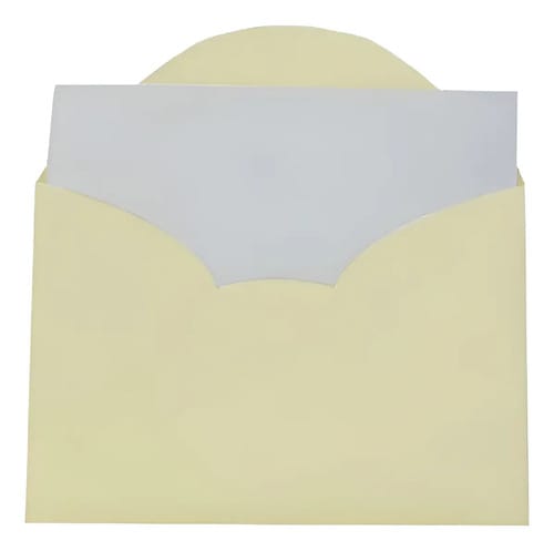 Envelopes Visita+cartão Textura Verge Berilo 12x8 cm 20 Unidades Romitec