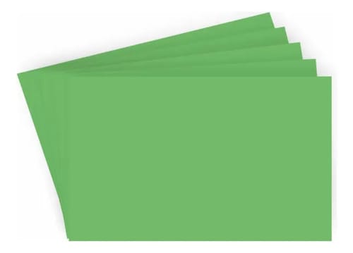 Papel Color Set A2 Cartolina Dupla-Face Verde 20 Folhas 48x66 cm Romitec - Imagem 2