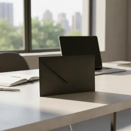 Envelope Convite 120 g/m² 16x22 cm Preto 50 Unidades Romitec - Imagem 3