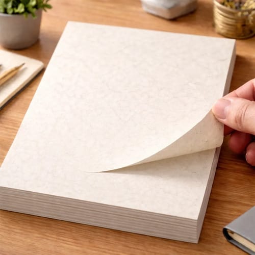 Papel A4 180 g/m² Reciclado 50 Folhas 21x30 cm Marrom Romitec - Imagem 2
