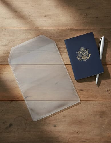 Protetor Documentos CNH com Aba PVC 6x9 cm Transparente 50 Unidades PlastPark - Imagem 5