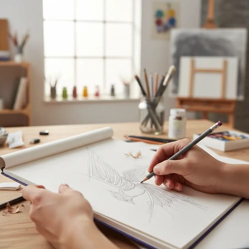 Bloco de Desenho Chanson A4 20 Folhas 180 g/m² 21x30 cm Branco Romitec - Imagem 2