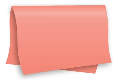 Papel Color Set A2 Cartolina Dupla-Face Salmon 20 Folhas 48x66 cm Romitec