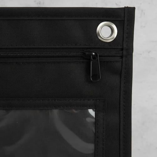 Malote Grande Costurado Vertical 26x39 cm Preto PlastPark - Imagem 2