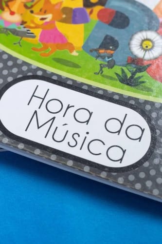 Abc Hora da Música com Atividades Inicialização Musical 31x22 cm Preto 52 Páginas Romitec - Imagem 9