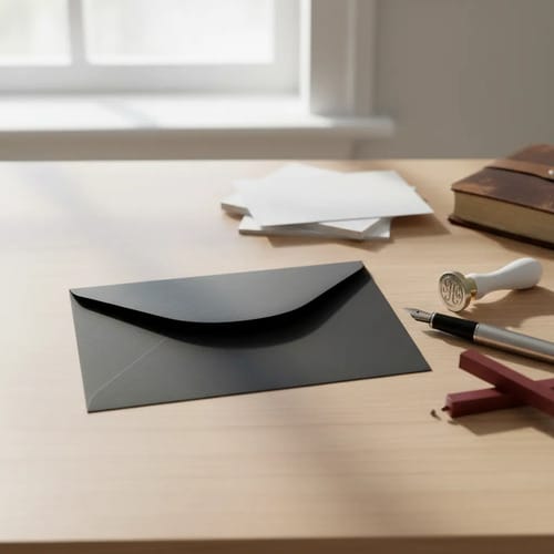 Envelope Visita Color Mais 12x8 cm Preto 100 Unidades Romitec - Imagem 4