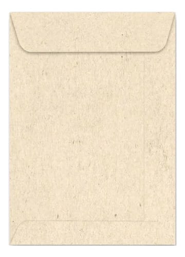 Envelope Saco 75 g/m² Rc23 Reciclado 16x23 cm Marrom 10 Unidades Romitec
