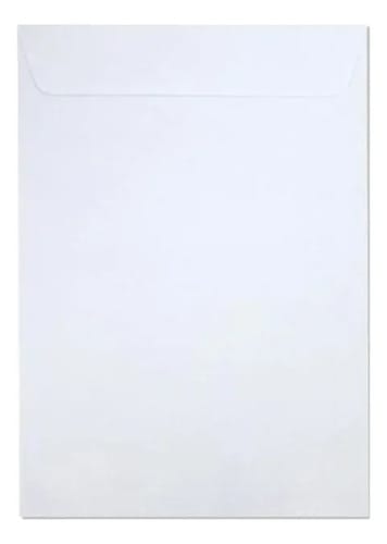 Envelope Saco 75 g/m² Br32 23x32 cm Branco 100 Unidades Romitec