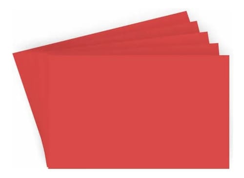Papel Color Set A2 Cartolina Dupla-Face Vermelho 20 Folhas 48x66 cm Romitec - Imagem 2