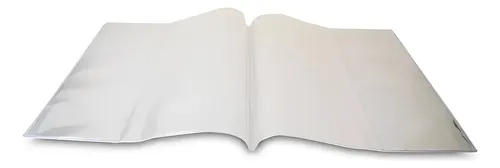 Capa para Caderno Costurado Brochurinha 1/4 (14x20 cm) PVC Transparente 5 Unidades PlastPark - Imagem 2
