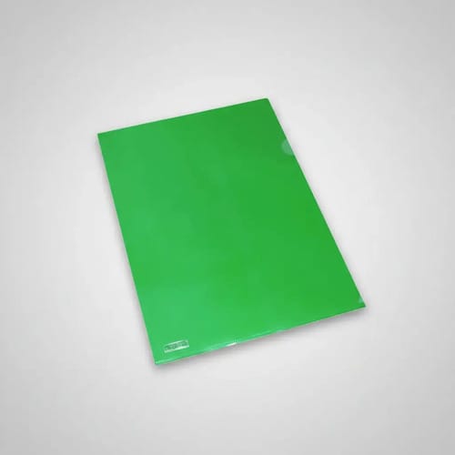 Pasta L PP A4 Translucida 22x31 cm Verde 10 Unidades PlastPark - Imagem 4