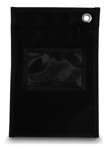 Malote Grande Costurado Vertical 26x39 cm Preto PlastPark