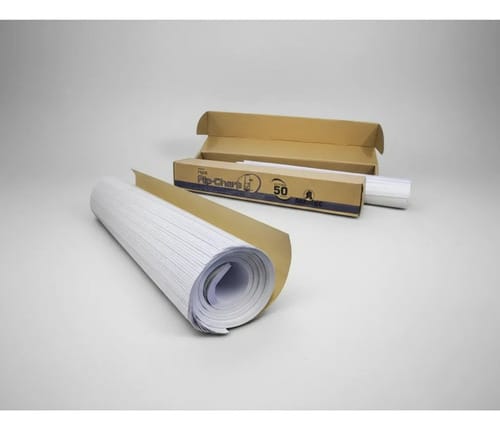 Bloco Flip Chart Papel Liso 75 g/m² 50 Folhas Microsserrilhadas Furação Universal 64x83 cm Branco Romitec - Imagem 8