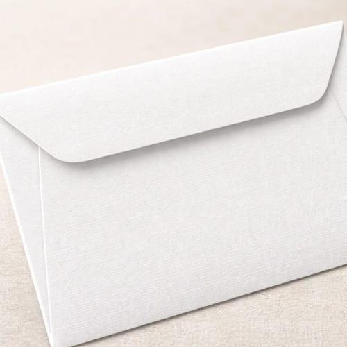 Envelope Comercial Carta Textura Verge Diamante 11x16 cm Branco 10 Unidades Romitec - Imagem 3