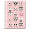 CADERNO 15X1 240 FOLHAS SLIM SORTIDO