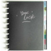 CADERNO DE DISCO UNIVERSITÁRIO COMPLETO MIOLO 90GSM PRETO