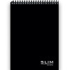 BLOCO ESPIRAL SUPERIOR 80 FOLHAS SLIM BLACK