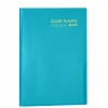PASTA CATÁLOGO CLEAR PLASTIC FOLDER PP C/50 SACOS, AZUL, FORMATO A4