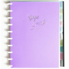 CADERNO DE DISCO UNIVERSITÁRIO COMPLETO MIOLO 90GSM LILÁS