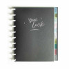 CADERNO DE DISCO COLEGIAL COMPLETO MIOLO 90GSM PRETO