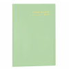 PASTA CATÁLOGO CLEAR PLASTIC FOLDER TOM PASTEL PP, C/20 SACOS, VERDE CHÁ, FORMATO A4
