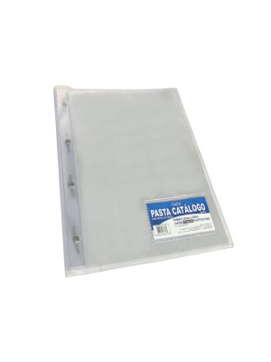 PASTA CATÁLOGO PVC CRISTAL C/10