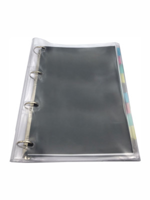 CAD. ARG. EM PVC UNIV 4ARG PRETO BL 96FL + DIV